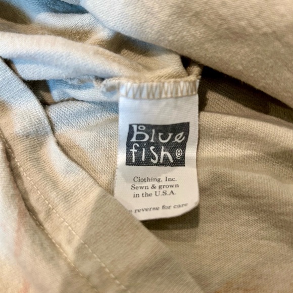 Vintage Blue Fish tee - Picture 5 of 5